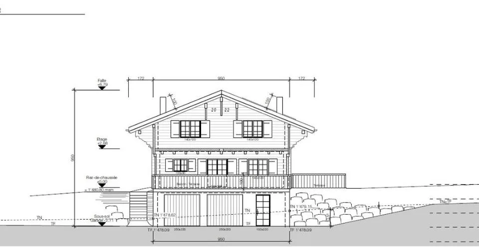 Terrain constructible 1'515 m2 aux Mosses