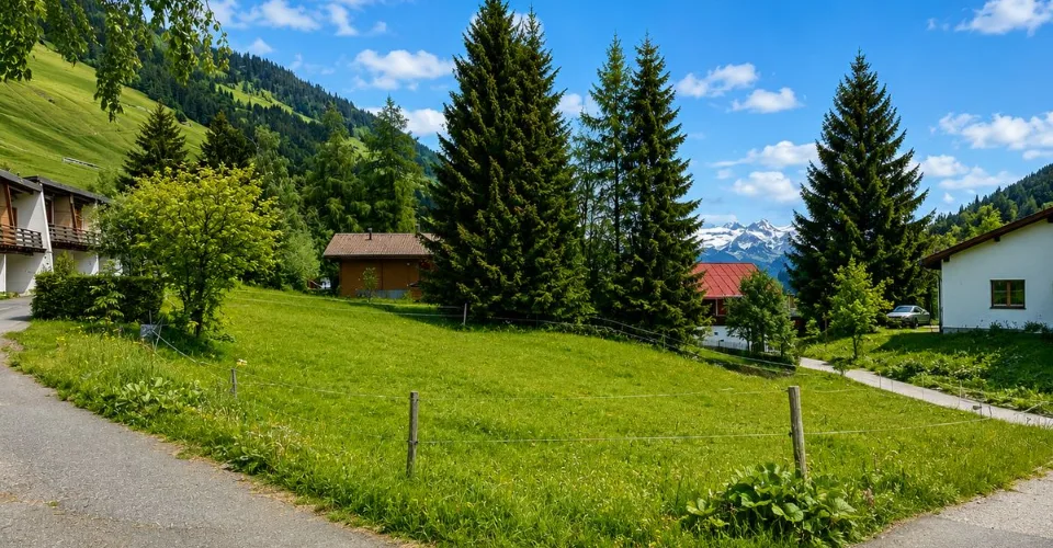 Terrain à bâtir de 1582 m² au centre des Mosses - Ormont-Dessous (VD), Alpes vaudoises