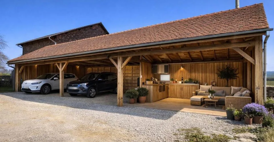 TERRAIN AVEC GRAND RURAL & COUVERT À TRANSFORMER EN HABITATION OU TOUT LE REZ POUR UNE ACTIVITÉ ET VOTRE HABITATION AU REZ SUPÉRIEUR, OU PLUSIEURS FAMILLES ?