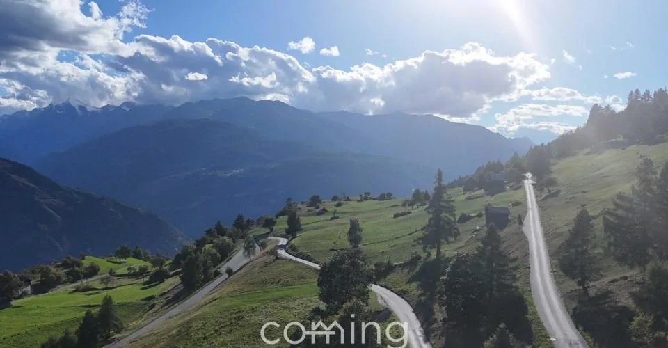 Bauparzelle in Salwald, Mund - Panoramablick auf Glishorn und Rhonetal, Erstwohnsitz möglich