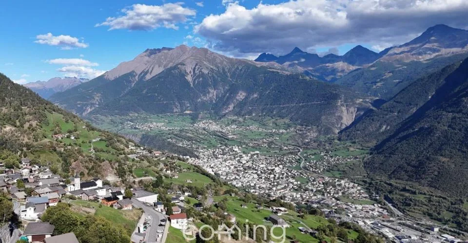 Bauparzelle in Mund - Bauzone W2, Rhonetal-Panorama, 15 Minuten nach Brig