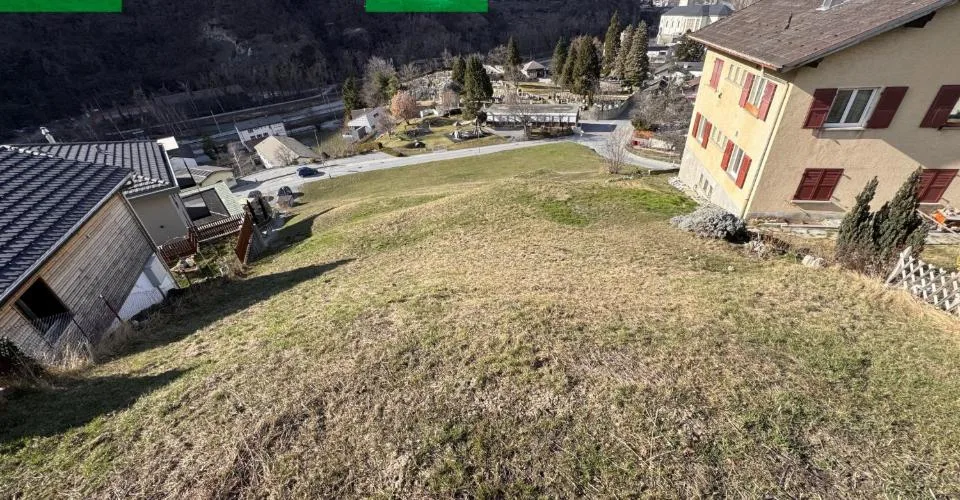 Ruhiges 0-Zimmer-Baugrundstück mit Entwicklungspotenzial, Visp
