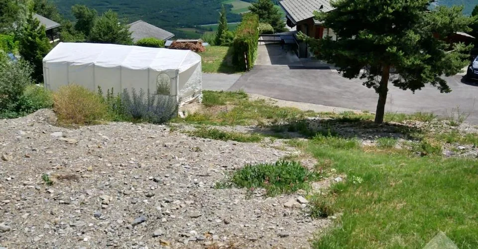 Belle parcelle de 589 m2 avec vue imprenable sur les alpes Valaisanne