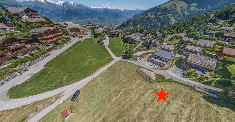 Terrain viabilisé libre de mandat dans un quartier résidentiel très proche du centre de la station