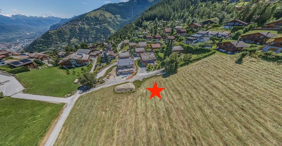 Terrain viabilisé libre de mandat dans un quartier résidentiel très proche du centre de la station