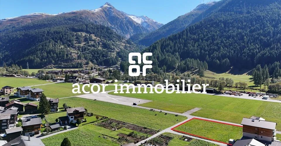 Terrain constructible de 1'098 m² à Ulrichen