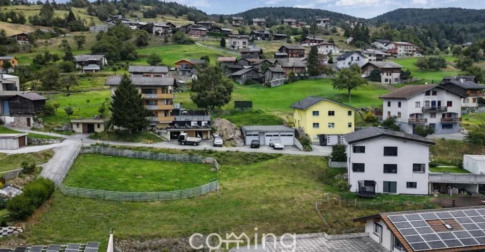 Construire avec vue à Bürchen - 729 m² en pente ensoleillée et environnement calme