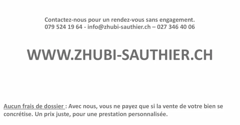 Terrain à bâtir en zone 0.8 mixte habitat et commerce à Conthey