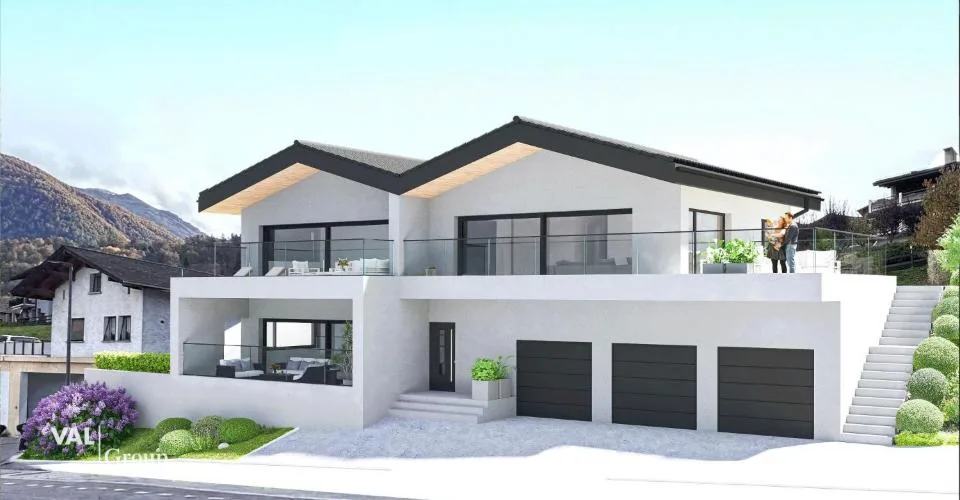Terrain idéalement situé pour projet de 3 appartements, permis en force
