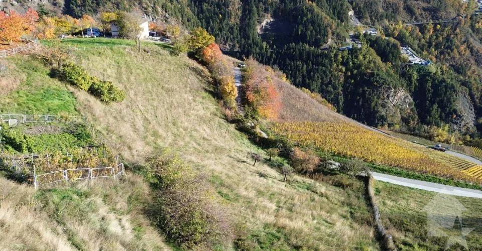 Terrain à vendre sur les hauts de Conthey avec une vue imprenable – Foto 5 von 8