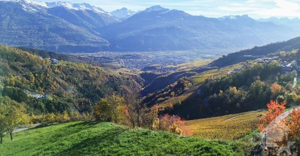 Terrain à vendre sur les hauts de Conthey avec une vue imprenable – Foto 7 von 8