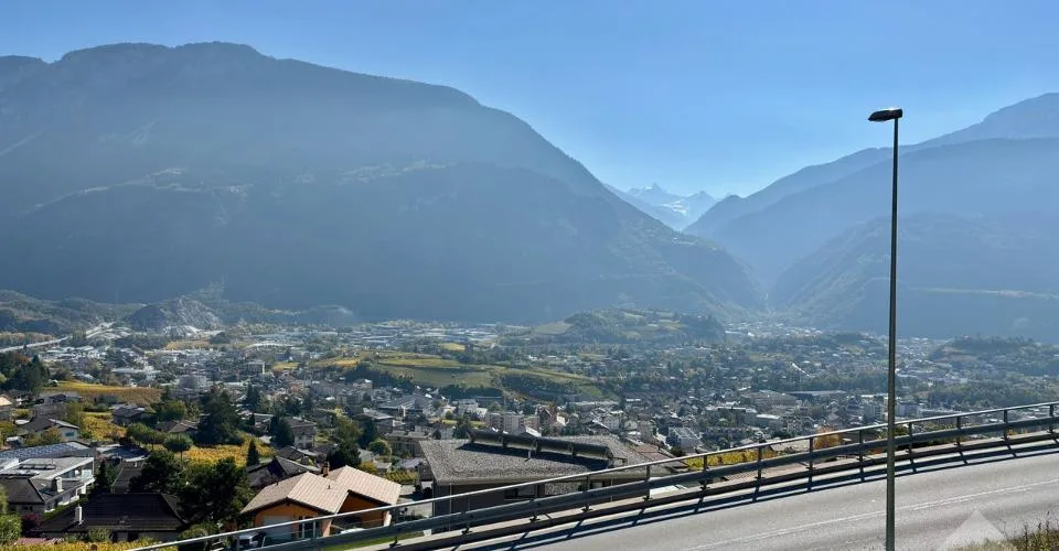 Parcelle équipée avec vue panoramique