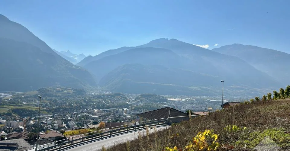 Parcelle équipée avec vue panoramique