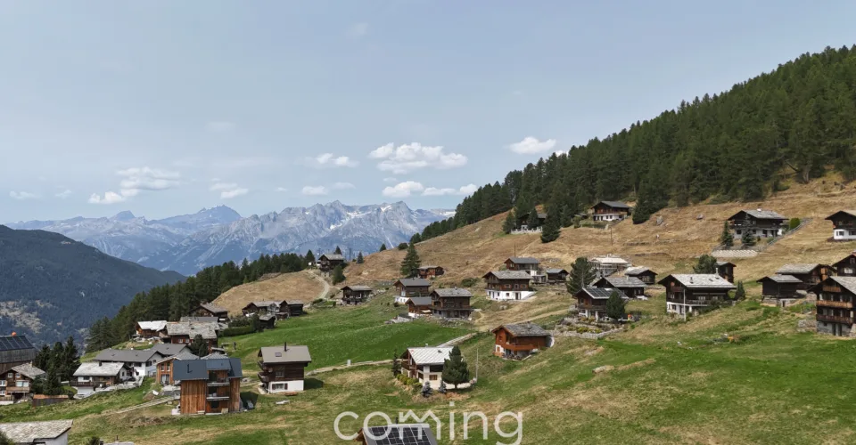 Parcelle à bâtir à Gspon - 651 m² en situation alpine avec panorama impressionnant