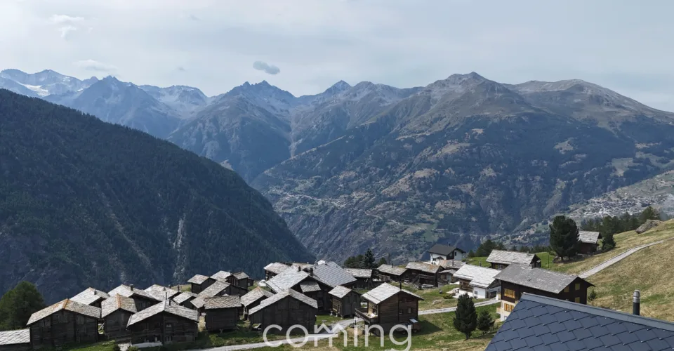 Parcelle à bâtir à Gspon - 651 m² en situation alpine avec panorama impressionnant