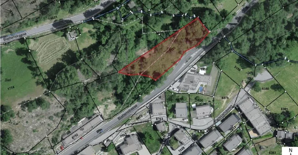 Terrain constructible avec vision dégagée