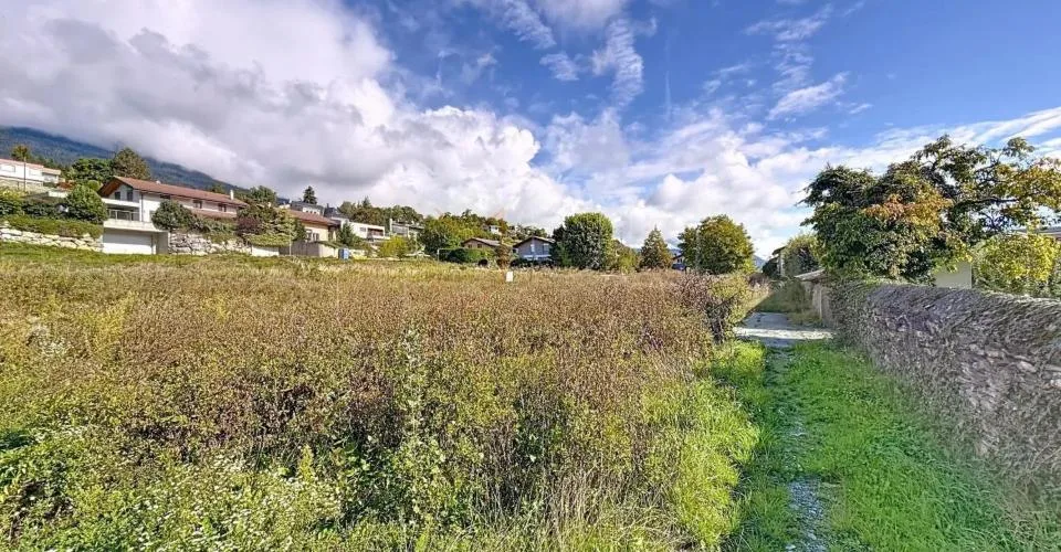 Terrain d'exception sur les hauts de Sion