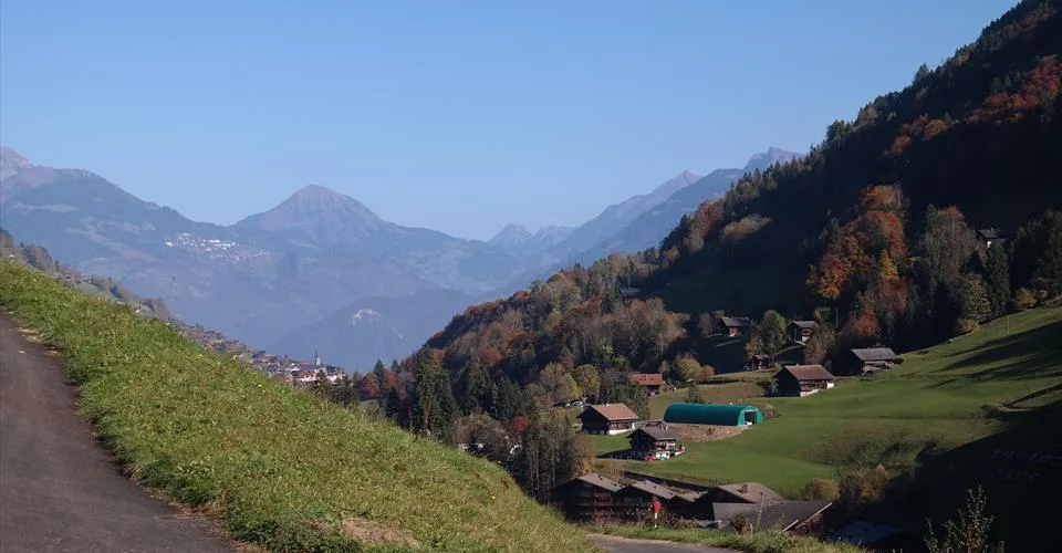 Grande parcelle de terrain à construire à Val-d'Illiez, entièrement équipée