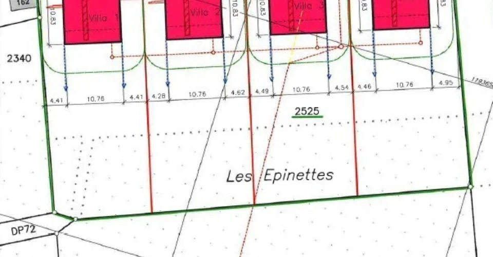 Terrain constructible de 3'965 m2 Permis de construire délivré – photo 5 sur 13