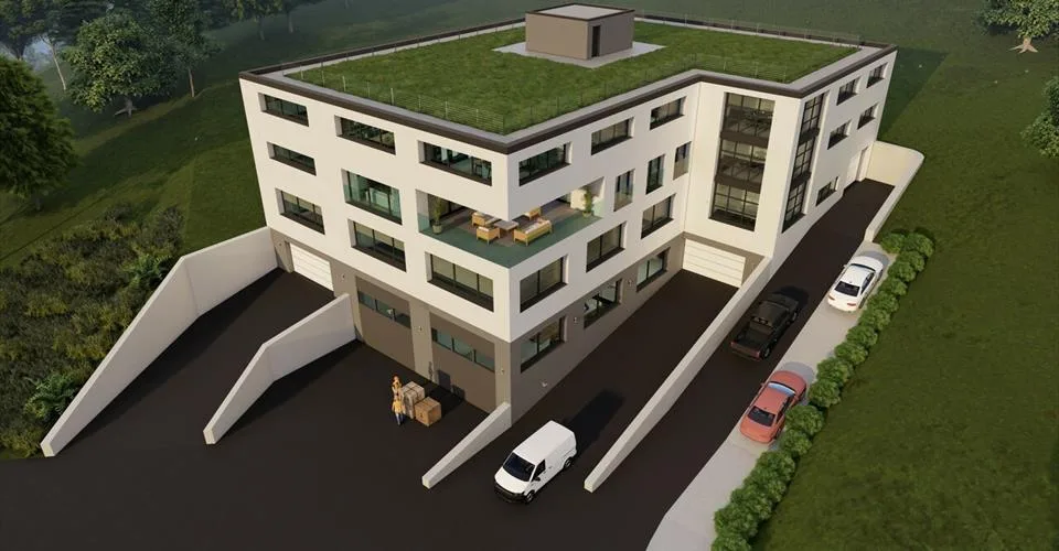 Immeuble multifonction, bureaux et grands dépôts , vue lac panoramique