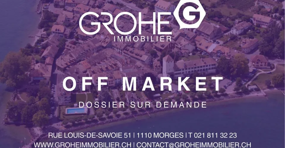 Ensemble immobilier de rendement au cœur de Moudon