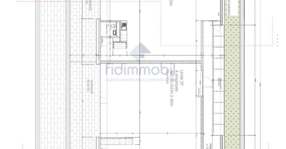 Surfaces commerciales, administratives et artisanales modulables