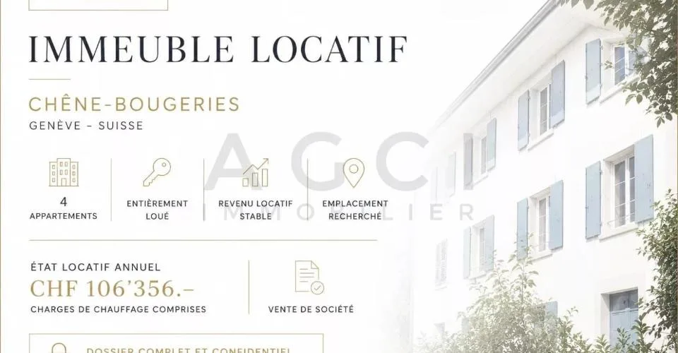 Immeuble locatif à Chêne-Bougeries, Suisse