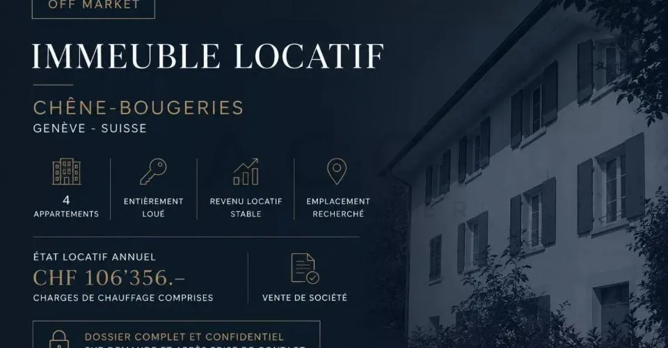 Immeuble locatif à Chêne-Bougeries, Suisse