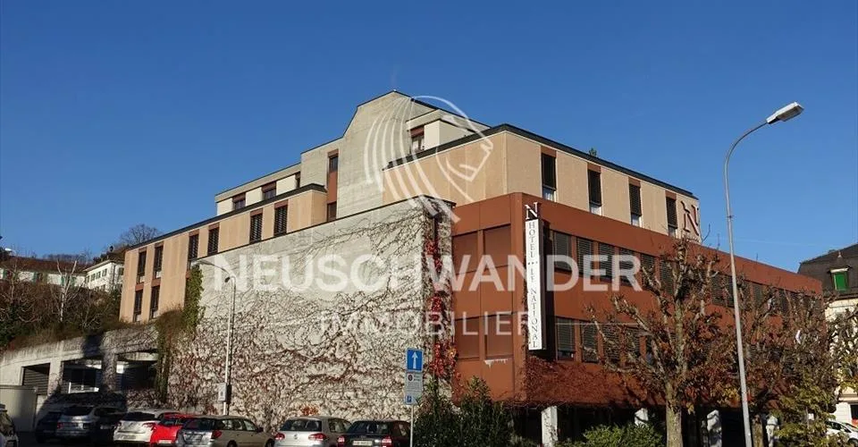 Situé dans le coeur de Delémont magnifique immeuble mixte