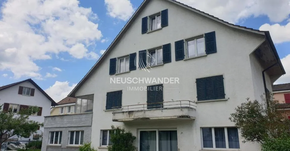 À vendre à Bassecourt maison locative de 4 appartements