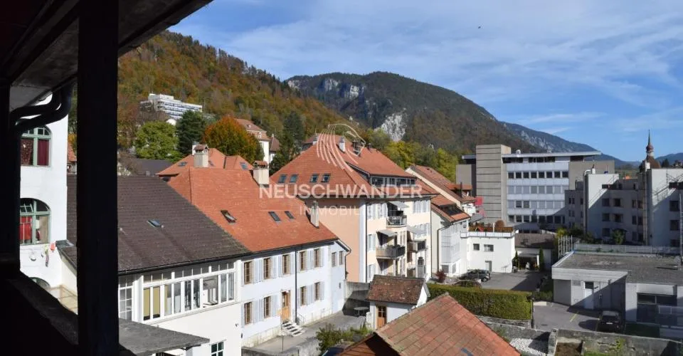À vendre à Moutier immeuble de rendement de 3 logements et 1 commerce