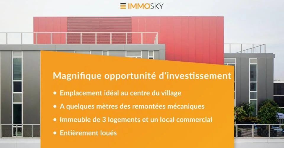 Investissez dans cet immeuble de rendement
