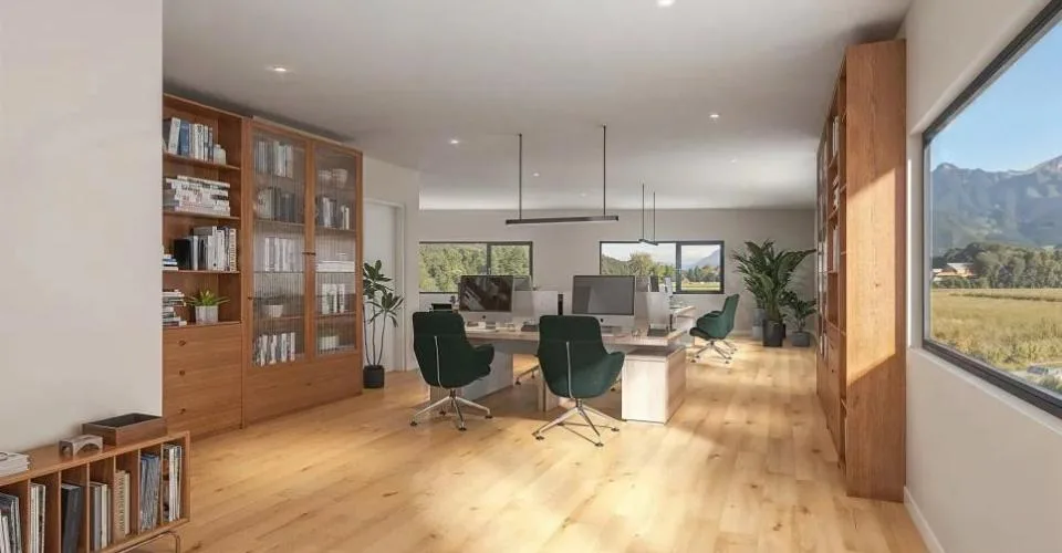 Chantier ouvert - Espace de bureau moderne