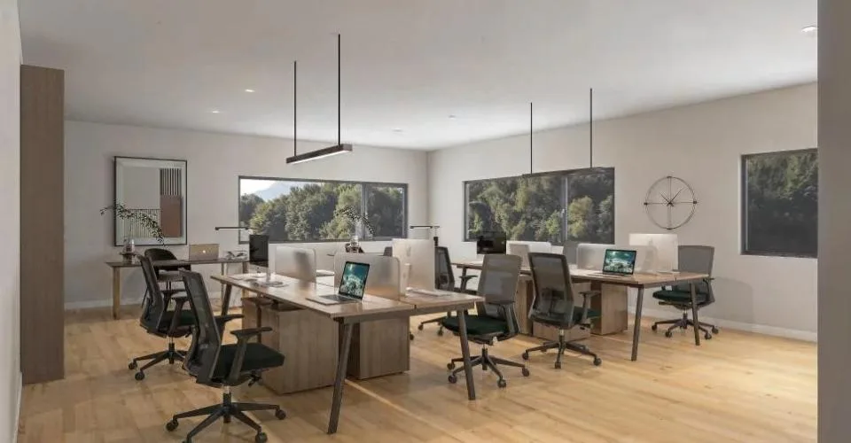 Chantier ouvert - Espace de bureau moderne