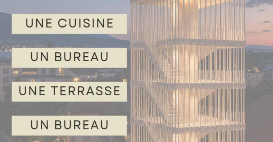 Bureaux exceptionnels dans une tour privative avec vue à 360°