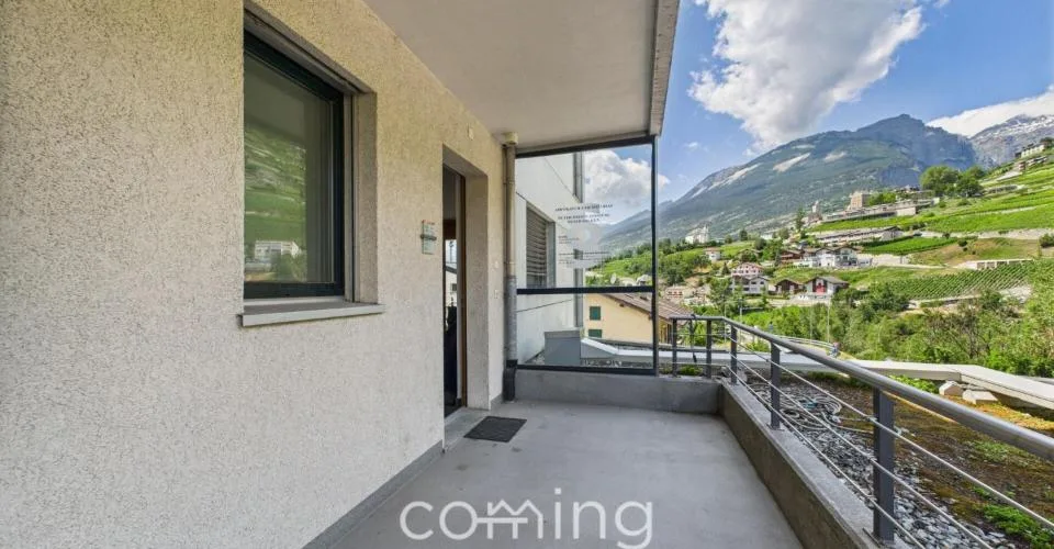 3.5-Zimmer-Wohnung in Susten - grosser Balkon, Abendsonne, flexible Nutzung