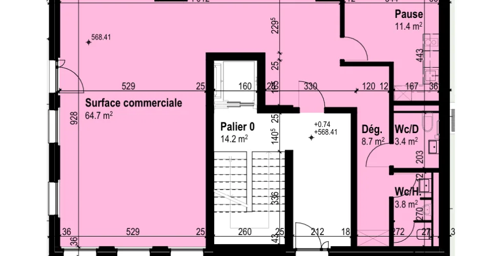 Espace commercial moderne de 93 m² : ladresse idéale pour votre succès à Belfaux