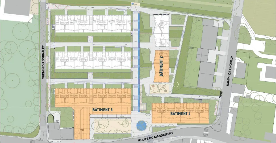 Satigny - Nouveau quartier contemporain et durable
