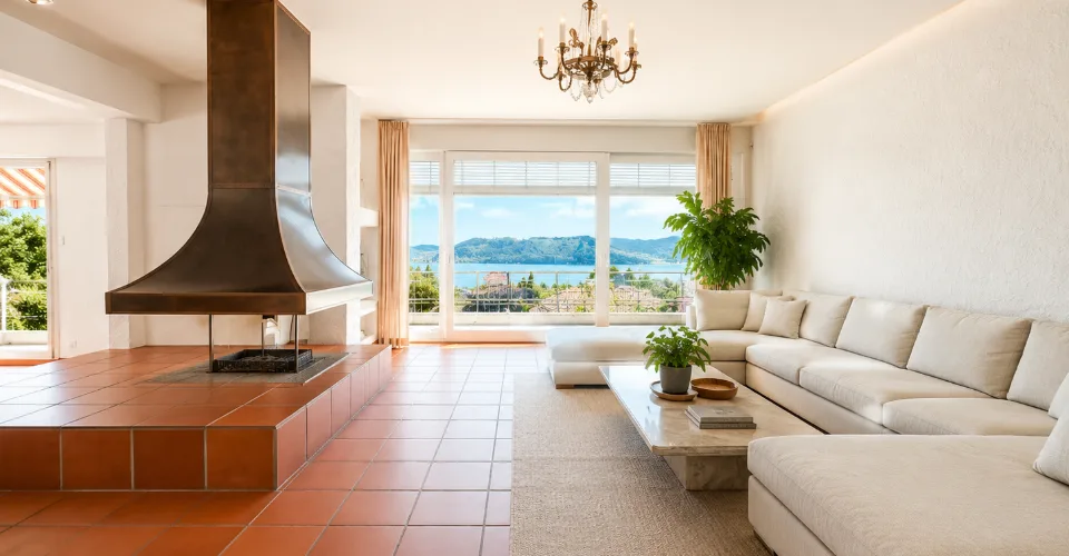 Villa mit Panoramablick auf den See – Foto 9 von 13
