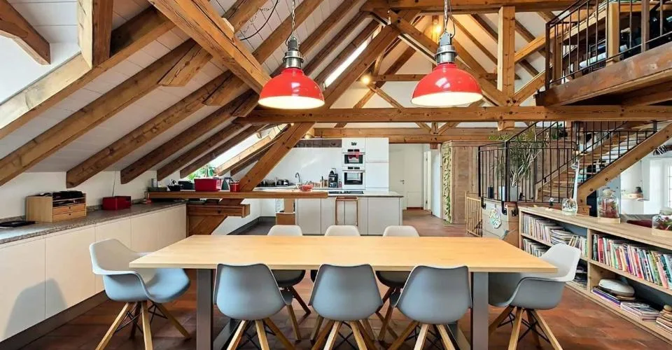 Duplex de 5.5 pièces en attique proche de Romont – Foto 3 von 26