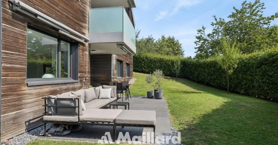 Superbe appartement de 3.5 pièces avec terrasse et vaste jardin privatif à Epalinges