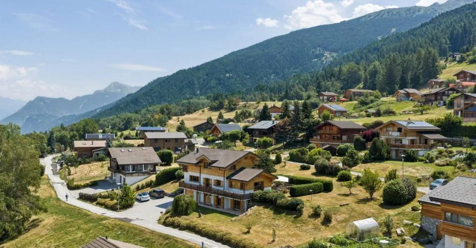 Chalet individuel très spacieux.