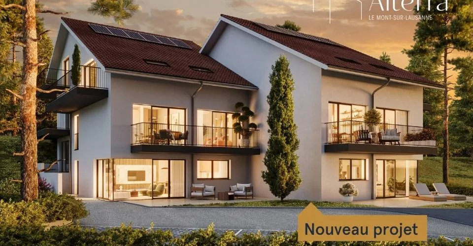 Alterra - Villas mitoyennes d'exception au Mont-sur-Lausanne
