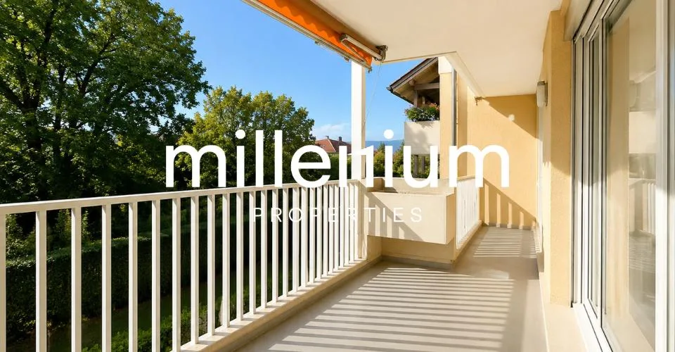 Appartement familial avec balcons au cœur de Bernex