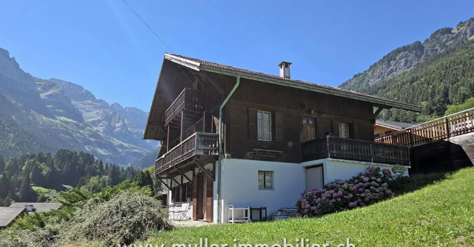 Spacieux chalet, vue sur les Dents du Midi à Champéry – foto 13 di 15