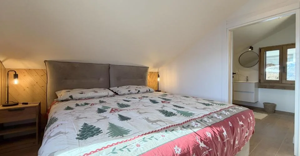 Chalet à Bluche : 2 appartements indépendants à louer avec vue exceptionnelle sur les Alpes valaisannes – Foto 8 von 13