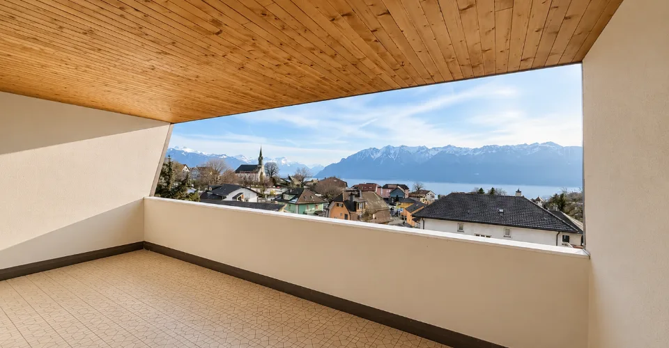 Attique d’exception avec espace polyvalent de 30 m² au cœur du Lavaux