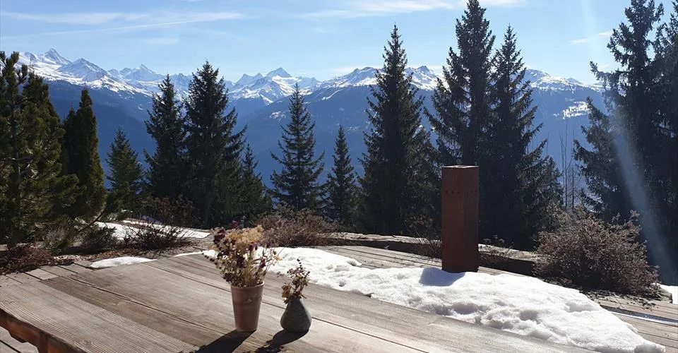LOCATION Semaine Chalet familiale avec vue panoramique sur les Alpes