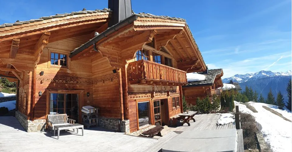 LOCATION Semaine Chalet familiale avec vue panoramique sur les Alpes