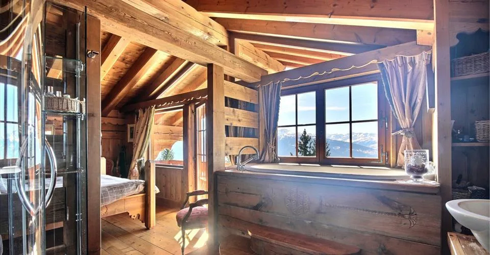 LOCATION Semaine Chalet familiale avec vue panoramique sur les Alpes